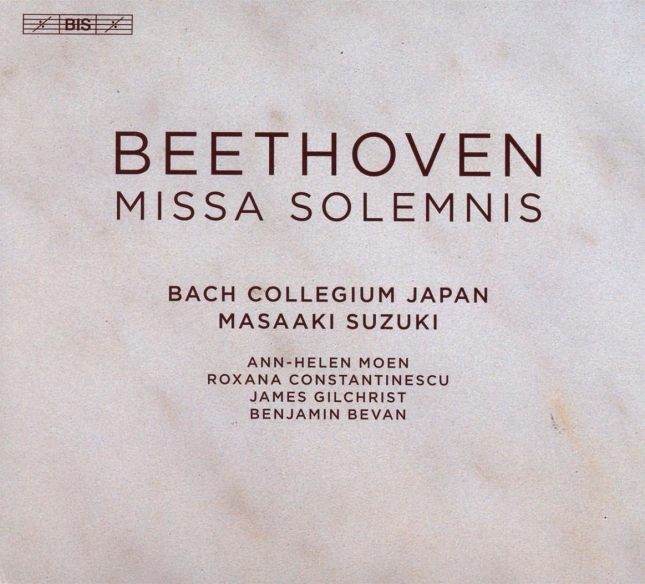 Ann-Helen Moen, Bach Collegium Japan, Masaaki Suzuki - Beethoven: Missa solemnis