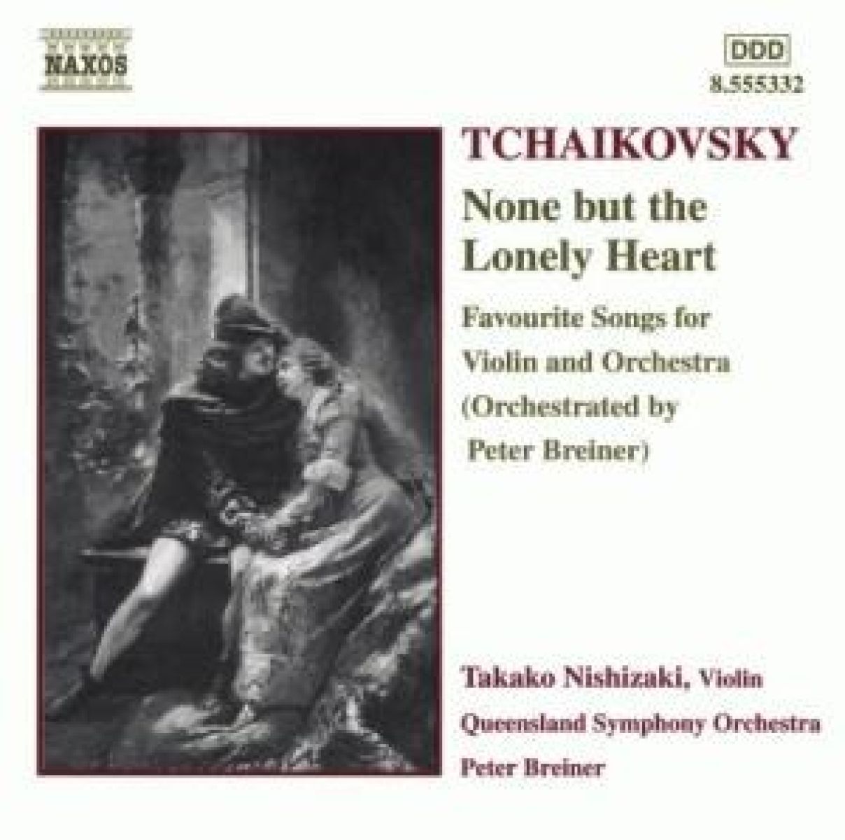 Afbeelding van Takako Nishizaki, Queensland Symphony Orchestra, Peter Breiner - Tchaikovsky: None But The Lonely Heart