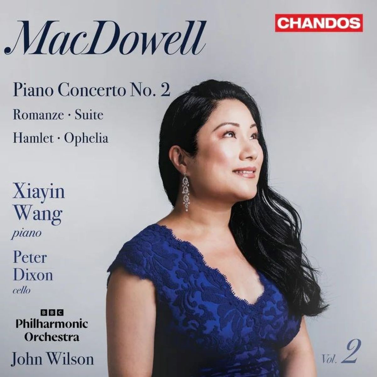 Afbeelding van Xiayin Wang, BBC Philharmonic Orchestra, John Wilson - MacDowell: Orchestral Works Vol. 2