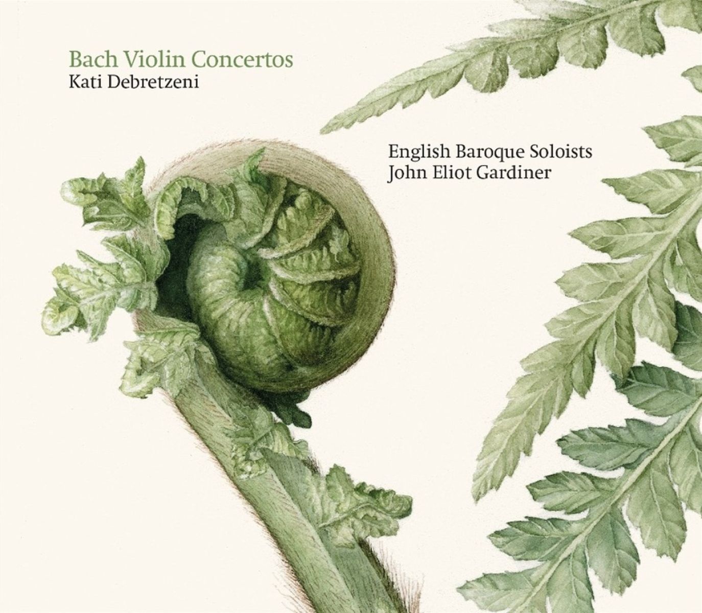 Afbeelding van The English Baroque Soloists, John Eliot Gardiner - Bach Violin Concertos