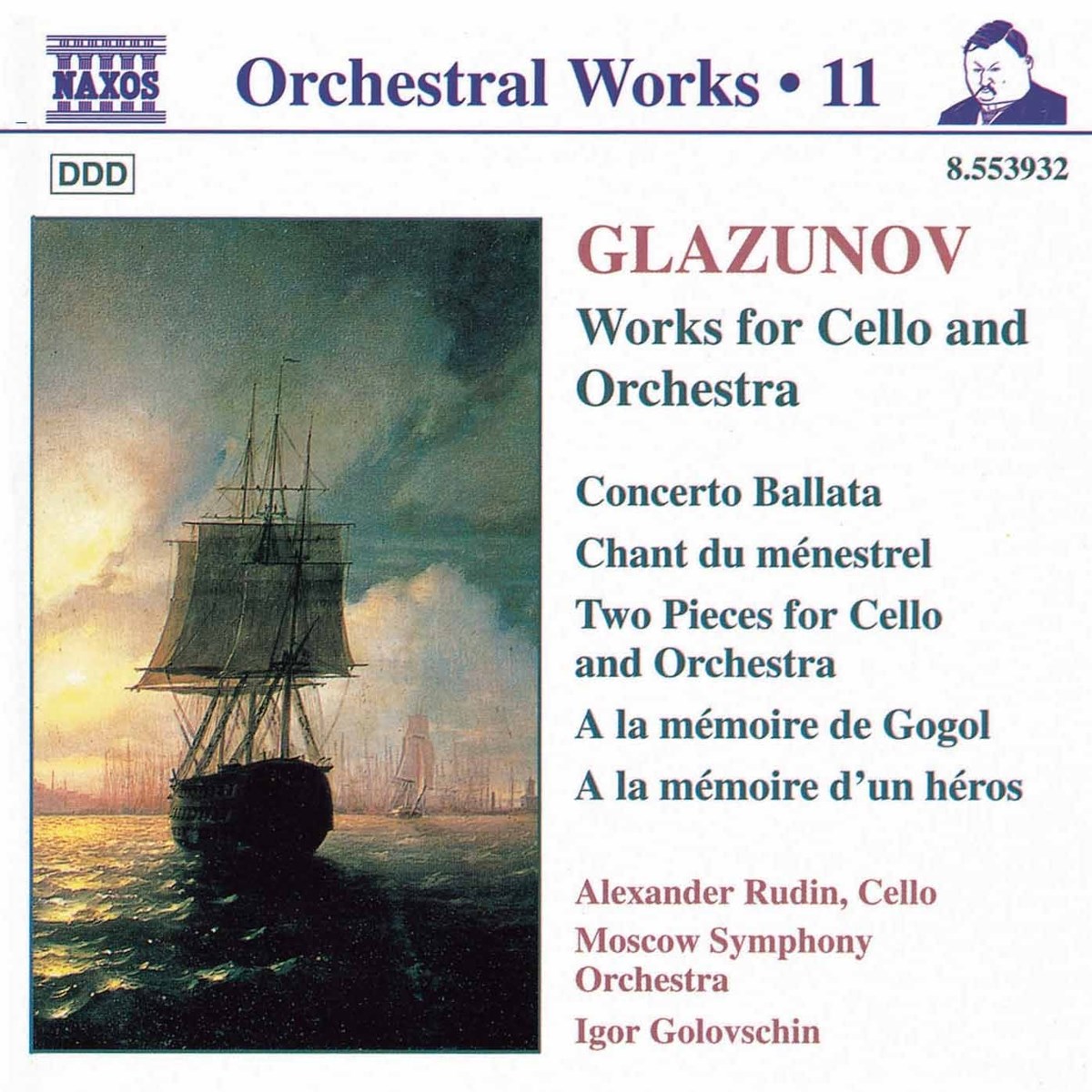 Moscow Symphony Orchestra, Igor Golovchin - Glazunov: Orchestral Works 11, Works For Cello And Orchestra
