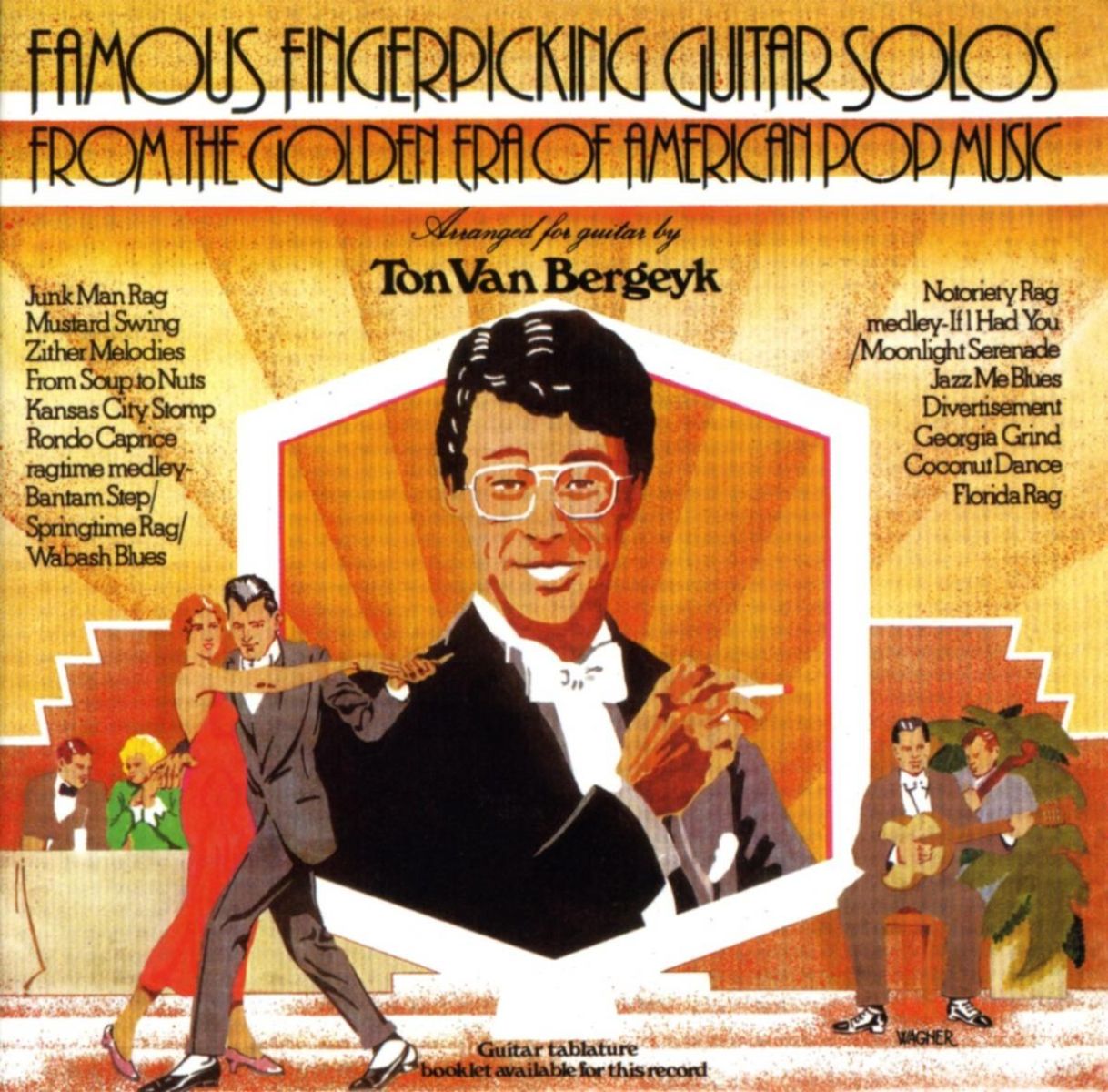 Afbeelding van Ton Van Bergeijk - Famous Fingerpicking Guitar Solos From The Golden Era Of American Pop Music