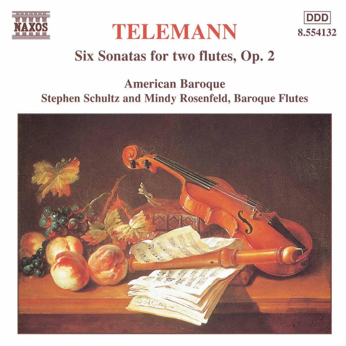 Afbeelding van American Baroque - Telemann: Six Sonatas For Two