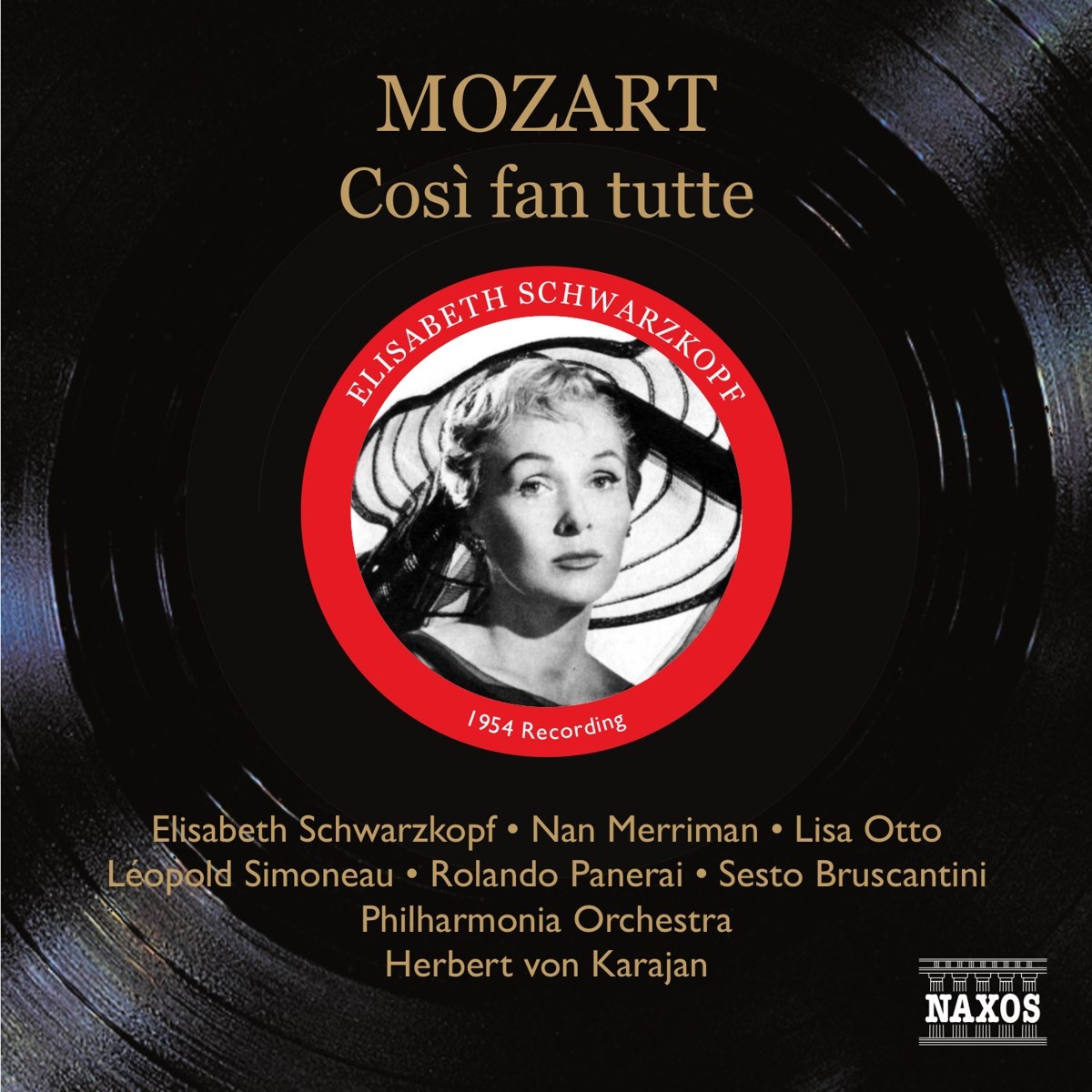 Afbeelding van Elizabeth Schwarzkopf - Mozart: Cosi Fan Tutte (Rec. 1954)