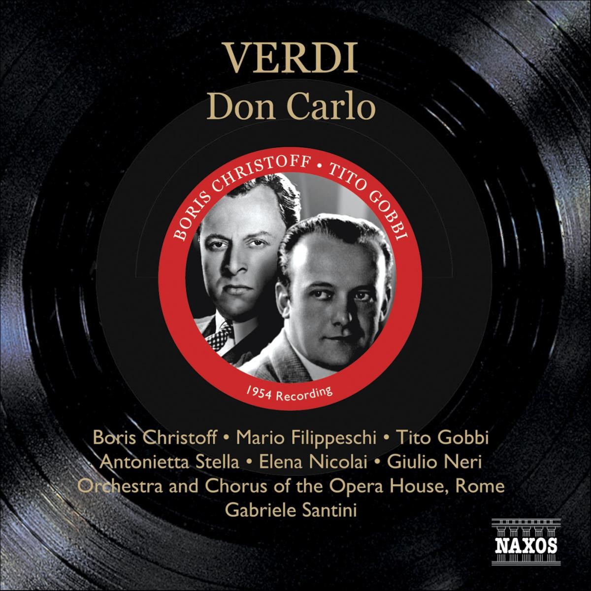 Boris Christoff, Tito Gobbi, Opera House Rome, Gabriele Santini - Verdi: Don Carlo
