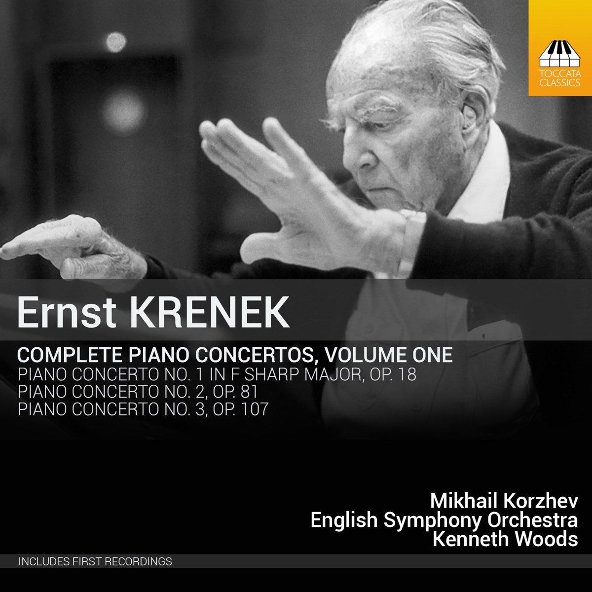 Mikhail Korzhev, English Symphony Orchestra, Kenneth Woods - Krenek: Complete Piano Concertos, Vol. 1