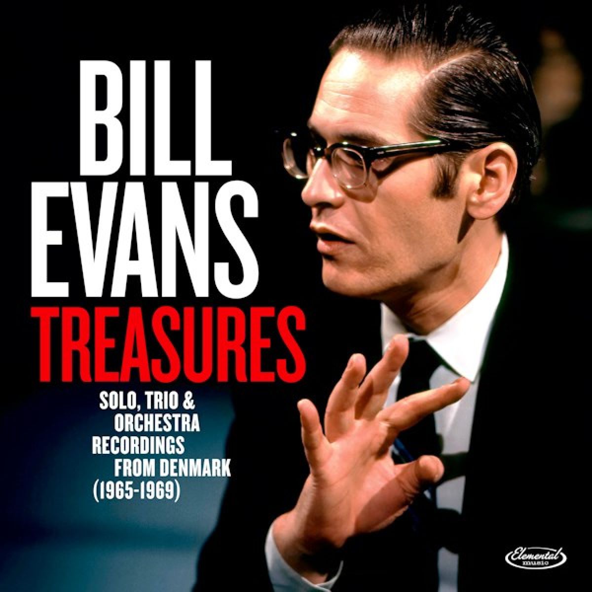 Afbeelding van Bill Evans - Treasures (Solo, Trio & Orchestra Recordings From Denmark (1965-1969))