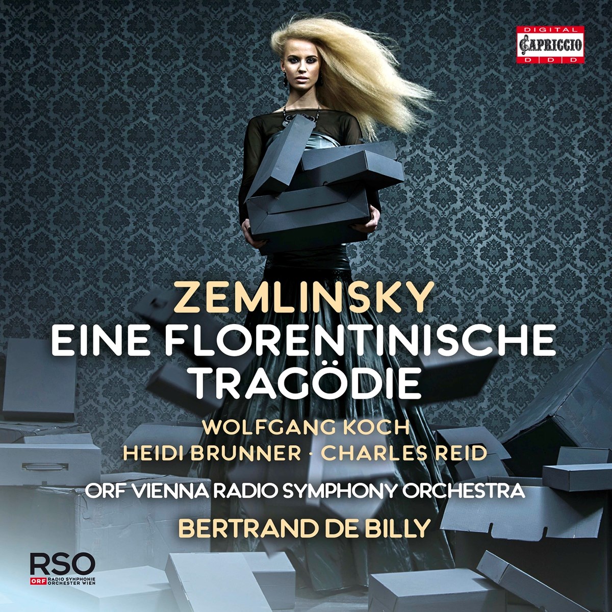 Afbeelding van Heidi Brunner, Wolfgang Koch, Charles Reid, ORF Vienna Radio Symphony Orchestra, Bertrand De Billy - Zemlinsky: Eine Florentinische Tragödie