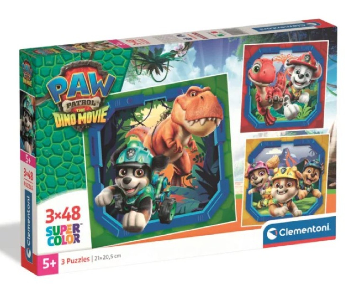 Afbeelding van Paw Patrol Dino Movie (3 x 48 stukjes)