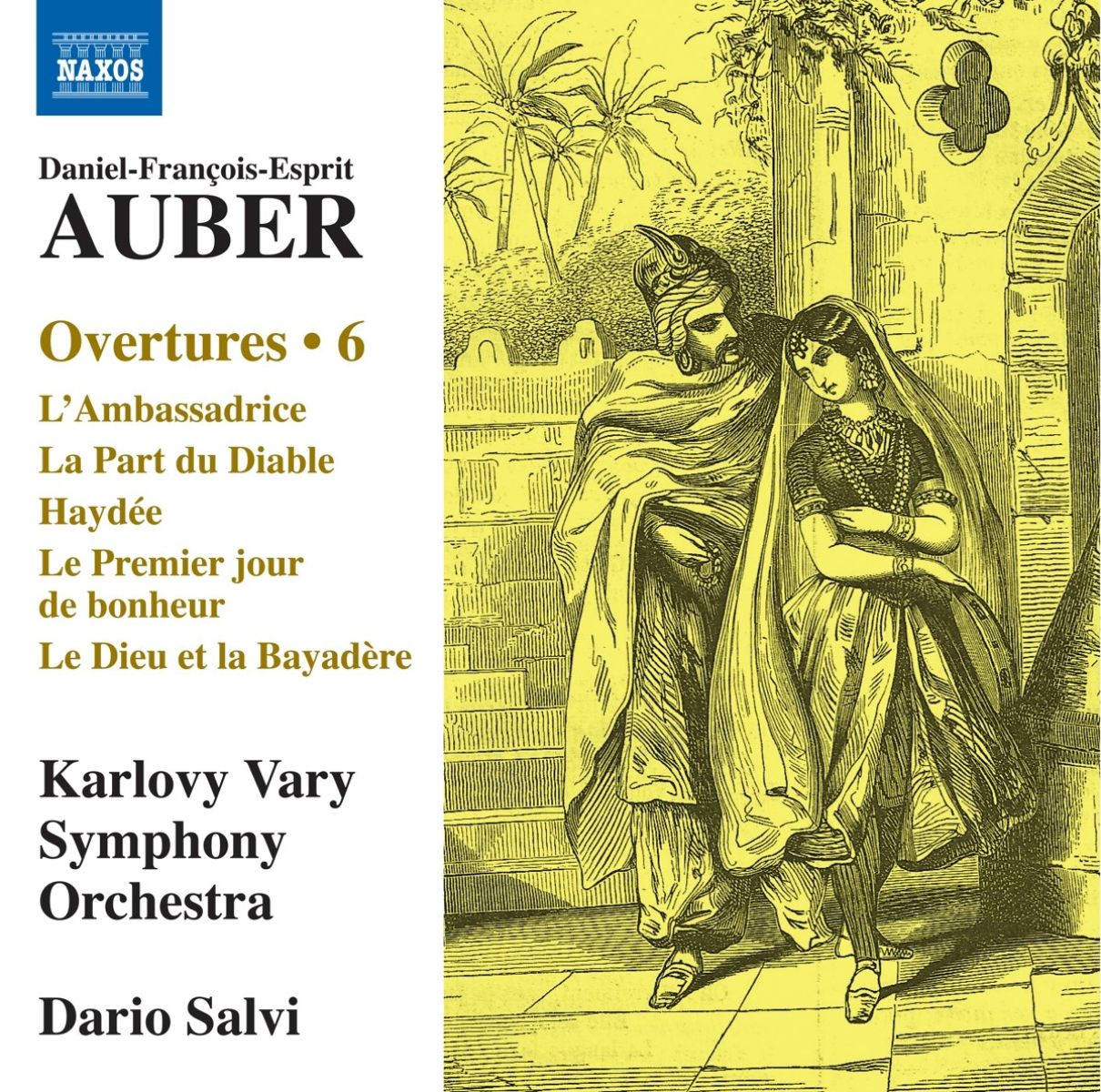 Afbeelding van Karlovy Vary Symphony Orchestra, Dario Salvi - Auber: Overtures, Vol. 6