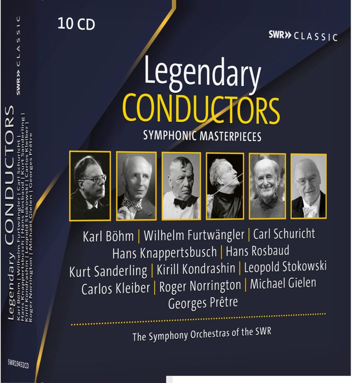 Symphony Orchestra Of The SWR, Wilhelm Furtwangler, Karl Bohm, Carl Schuricht - Legendary Conductors - Symphonic Masterpieces