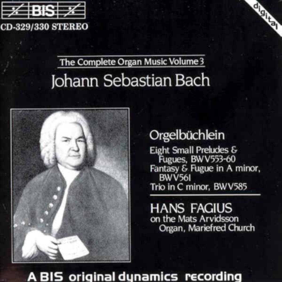 Hans Fagius - J.S. Bach: The Complete Organ Music Vol 3