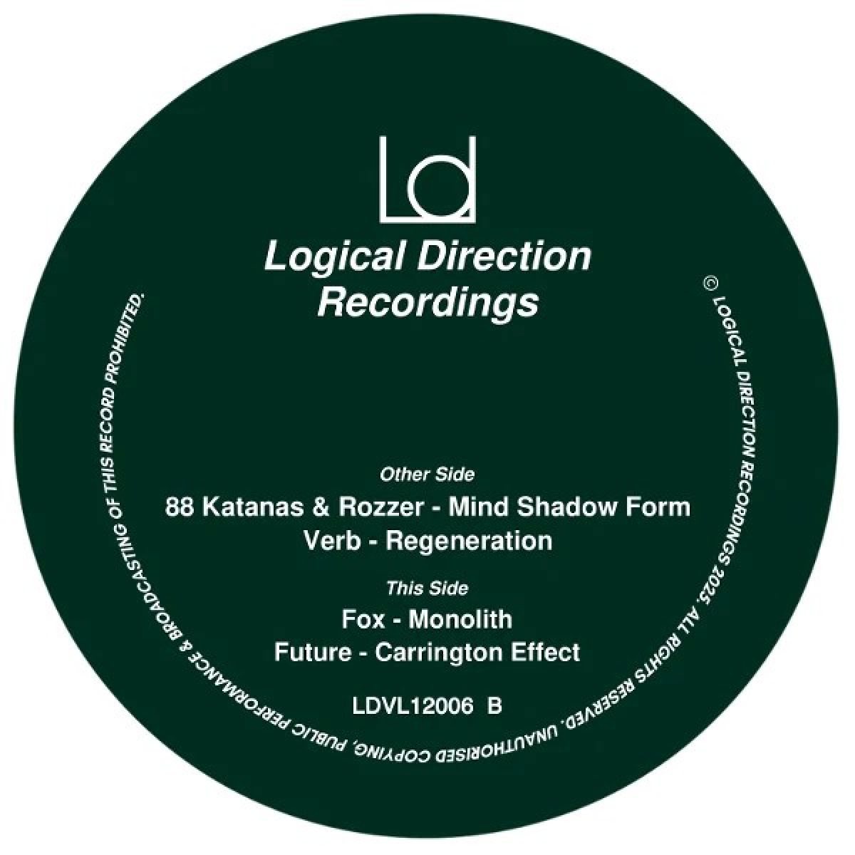 Afbeelding van 88 Katanas & Rozzer / Verb / Fox / Future - Mind Shadow Form / Regeneration / Monolith / Carrington Effect