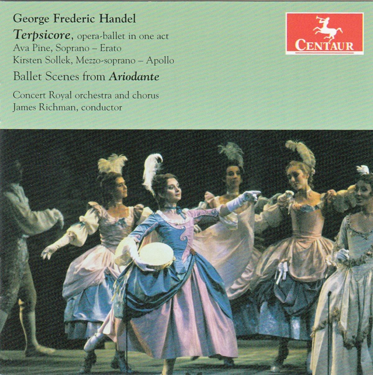 Afbeelding van Ava Pine, Kirsten Sollek, Concert Royal Orchestra And Chorus, James Richman - Handel: Terpsichore, Ballets From Ariodante