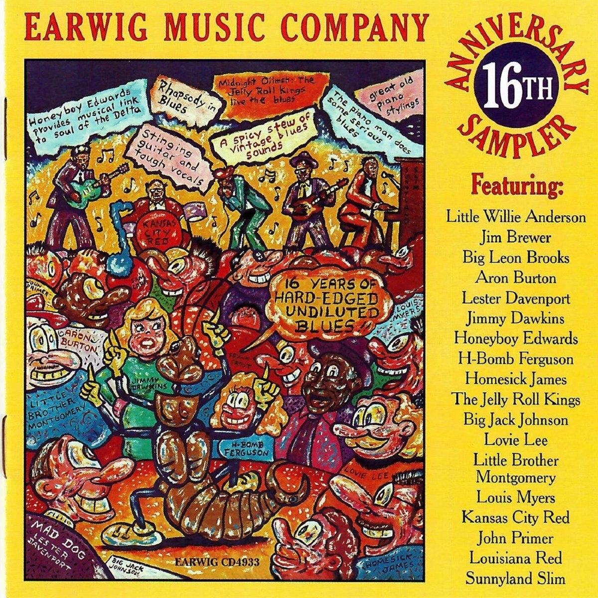 Afbeelding van Various Artists - Earwig 16th Anniversary Sampler