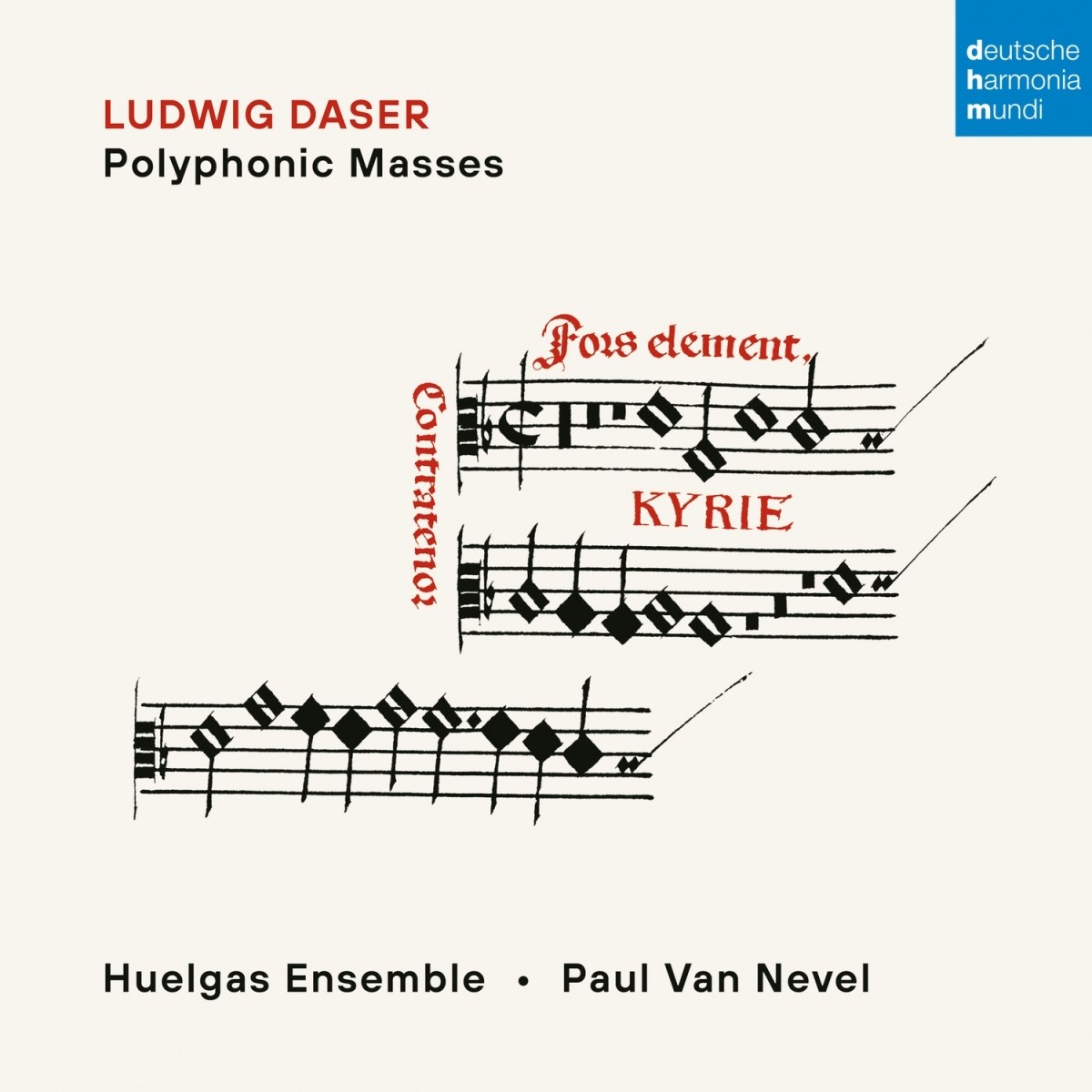 Afbeelding van Ludwig Daser: Polyphonic Masses