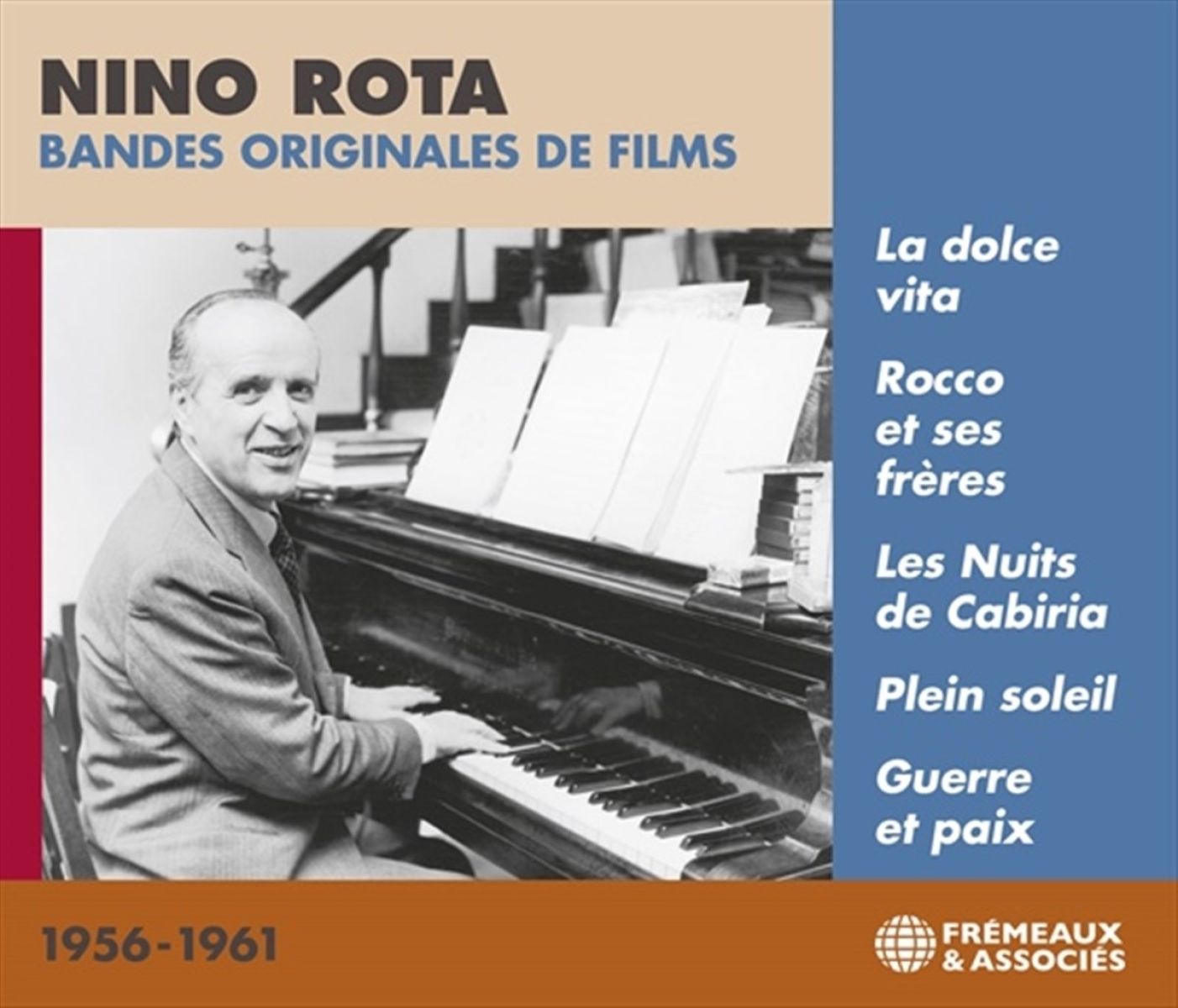 Afbeelding van Nino Rota - Bandes Originales De Films 1956-1961