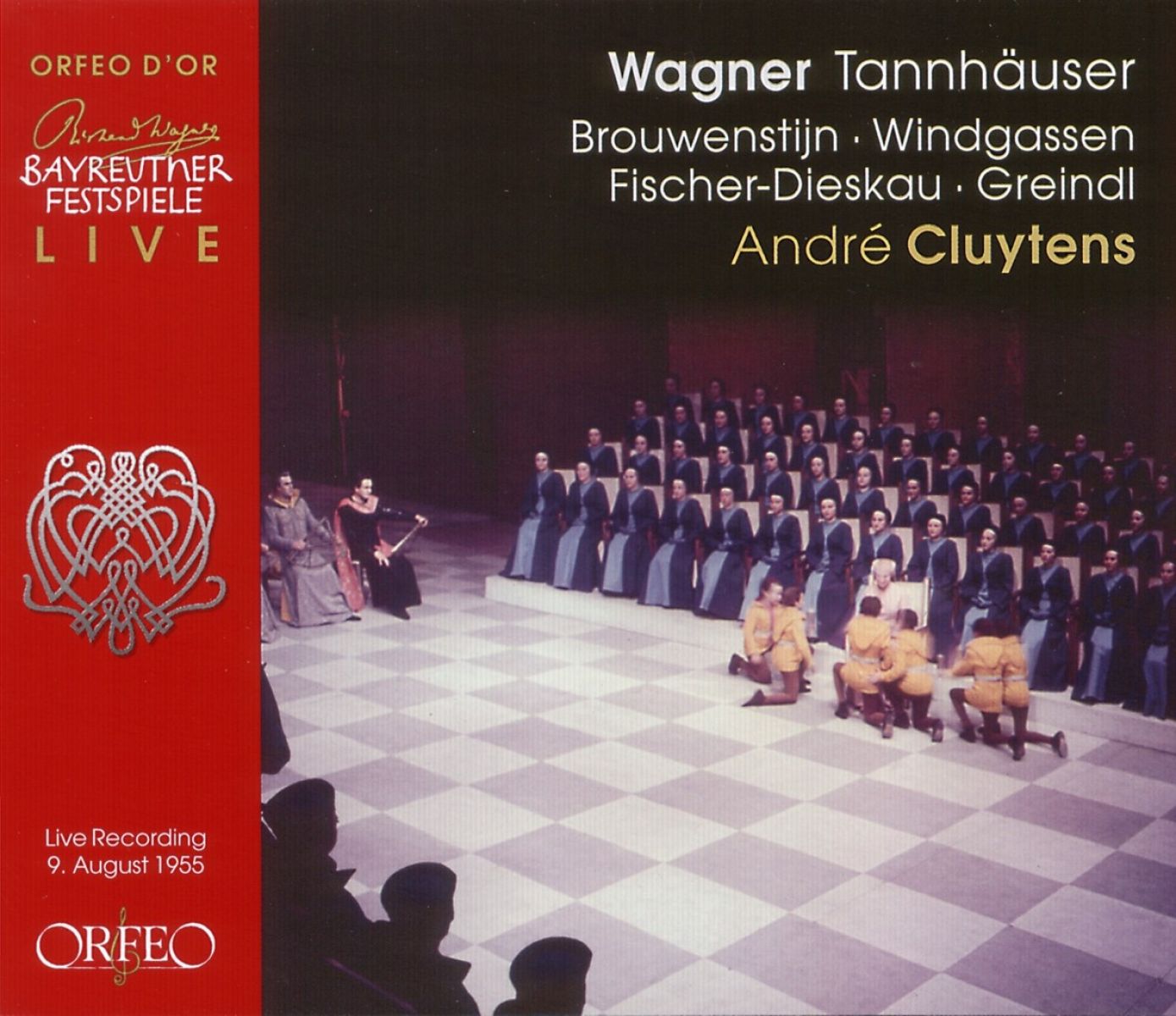 Afbeelding van Gré Brouwenstijn, Wolfgang Windgassen, Dietrich Fischer-Dieskau, Josef Greindl - Wagner: Tannhäuser