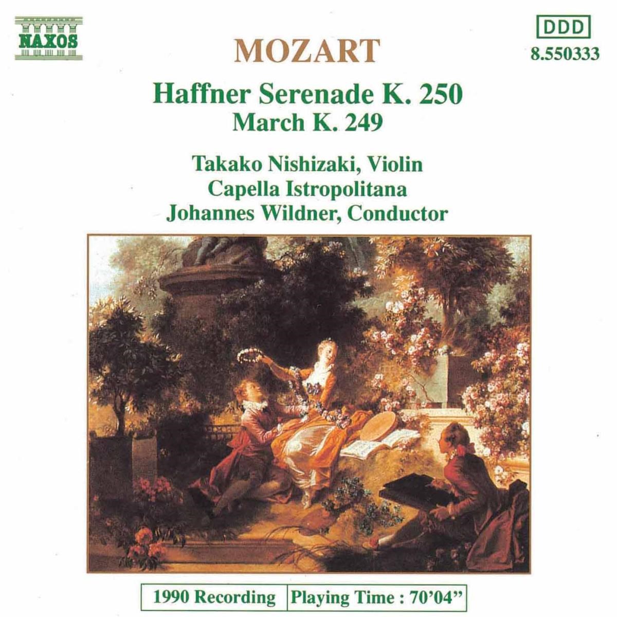 Takako Nishizaki, Capella Istropolitana, Johannes Wildner - Mozart: Haffner Serenade
