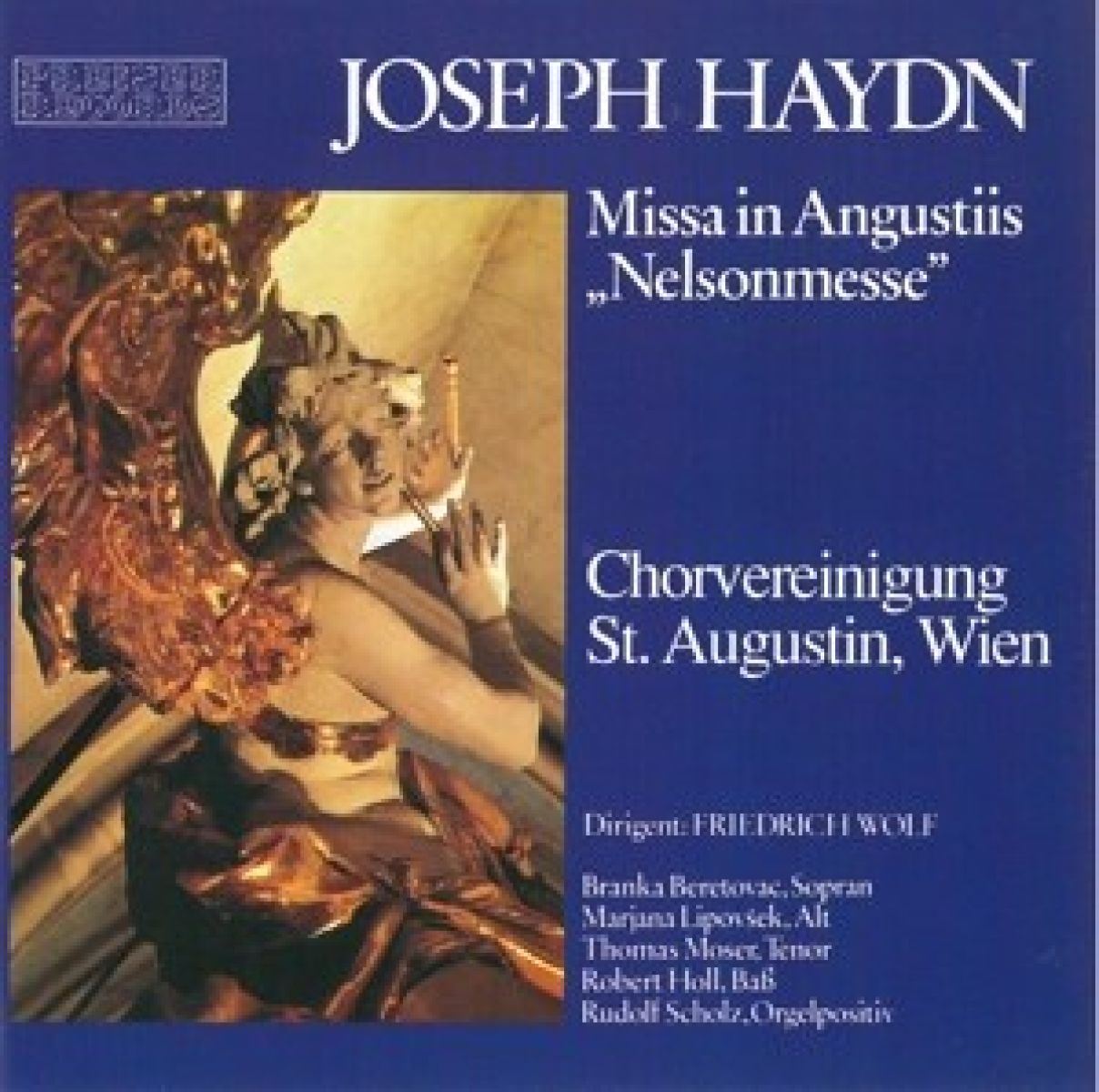 Afbeelding van Marjana Lipovsek, Thomas Moser, Robert Holl, Rudolf Scholz, Chor Von St. Augustin Wien & Orchester Von St. Augustin Wien - Haydn: Missa In Angustiis "Nelsonmesse"