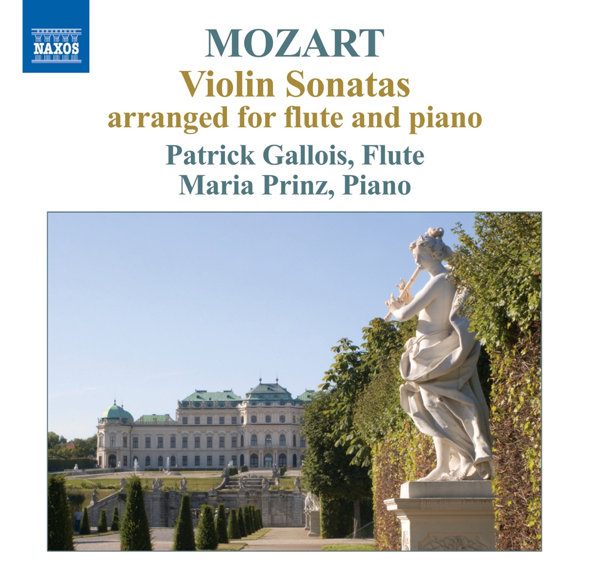 Afbeelding van Patrick Gallois & Maria Prinz - Mozart Violin Sonatas Arranged For Flute And Piano