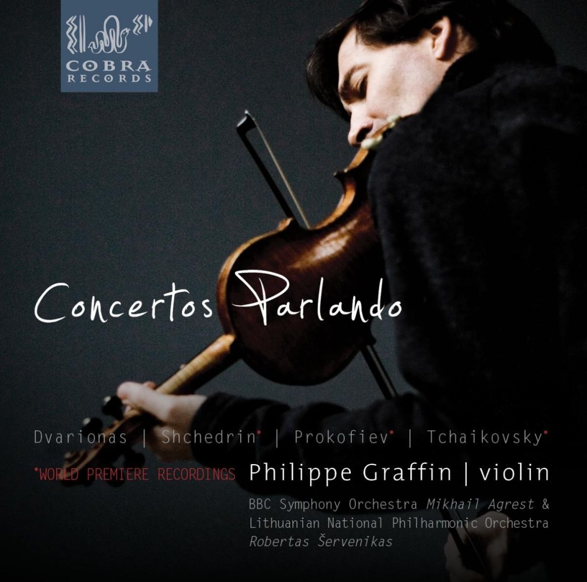 Afbeelding van Philippe Graffin, BBC Symphony Orchestra, Mikhail Agrest, Lithuanian National Symphony Orchestra, Robertas Servenikas - Concertos Parlando
