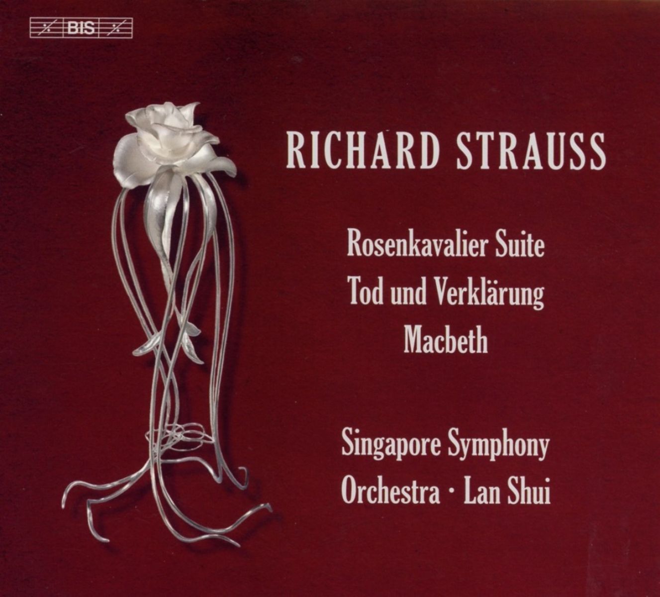 Afbeelding van Singapore Symphony Orchestra, Lan Shui - Strauss: Rosenkavalier Suite