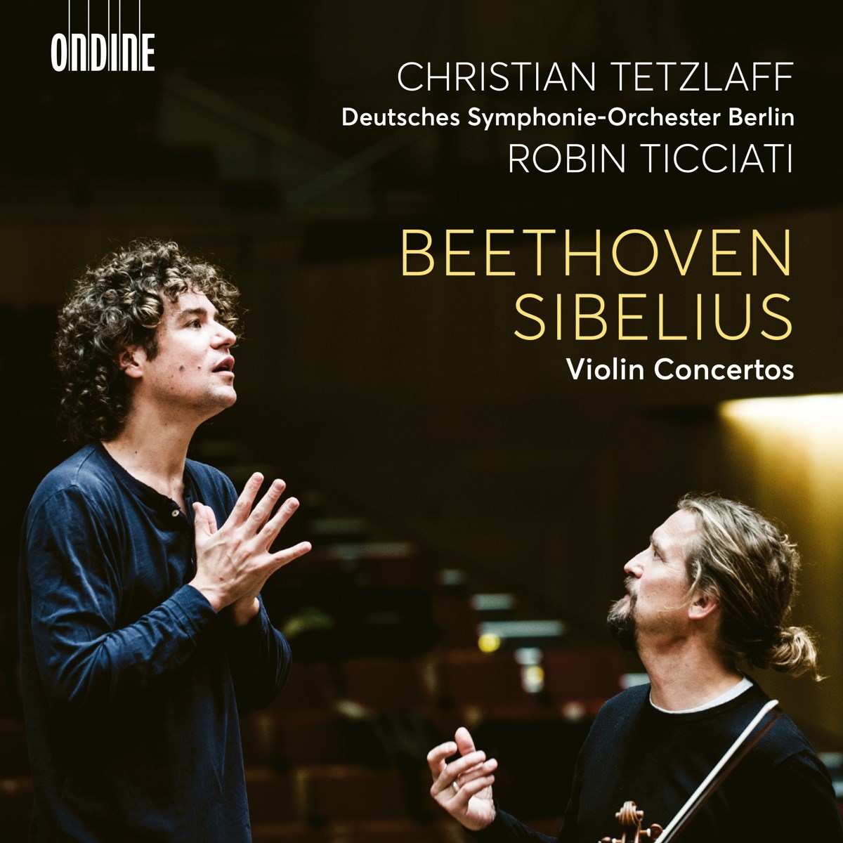 Afbeelding van Robin Ticciati, Deutsches Symphonie-Orchester Berlin, Christian Tetzlaff - Beethoven & Sibelius: Violin Concertos