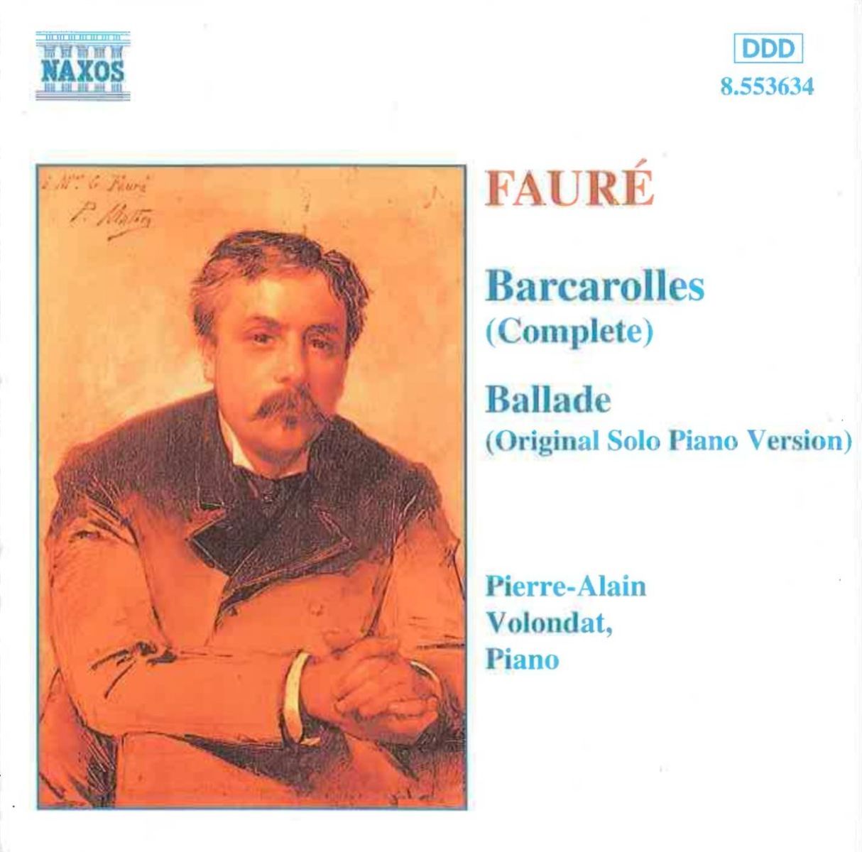Pierre-Alain Volondat - Fauré: Barcarolles | Ballade