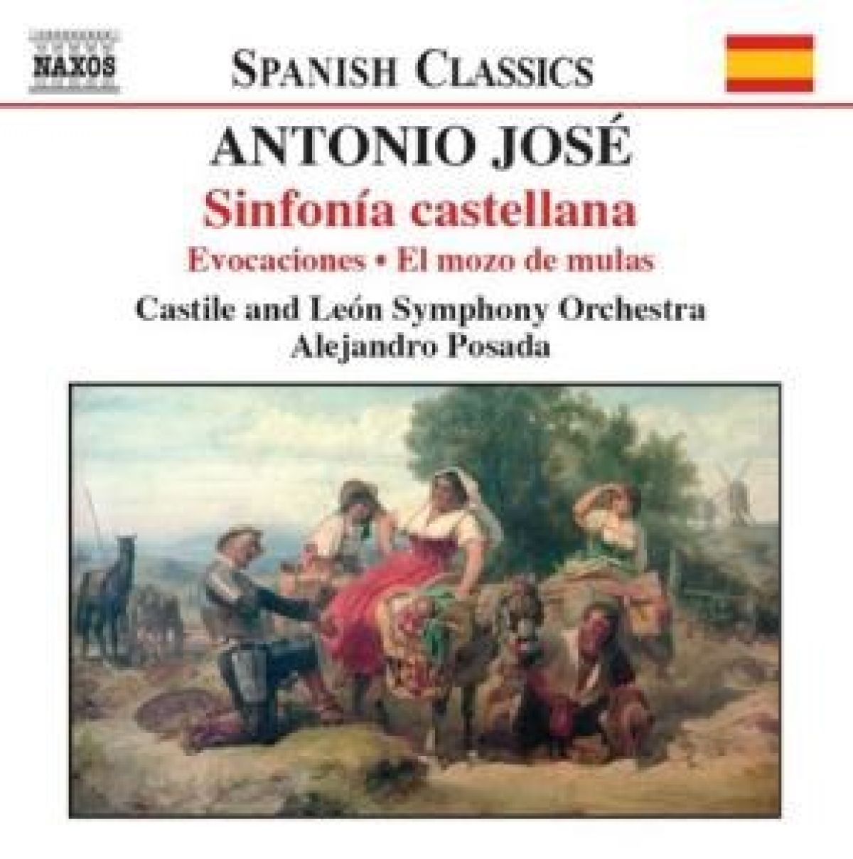 Afbeelding van Castile And León Symphony Orchestra, Alejandro Posada - José: Sinfonia Castellana