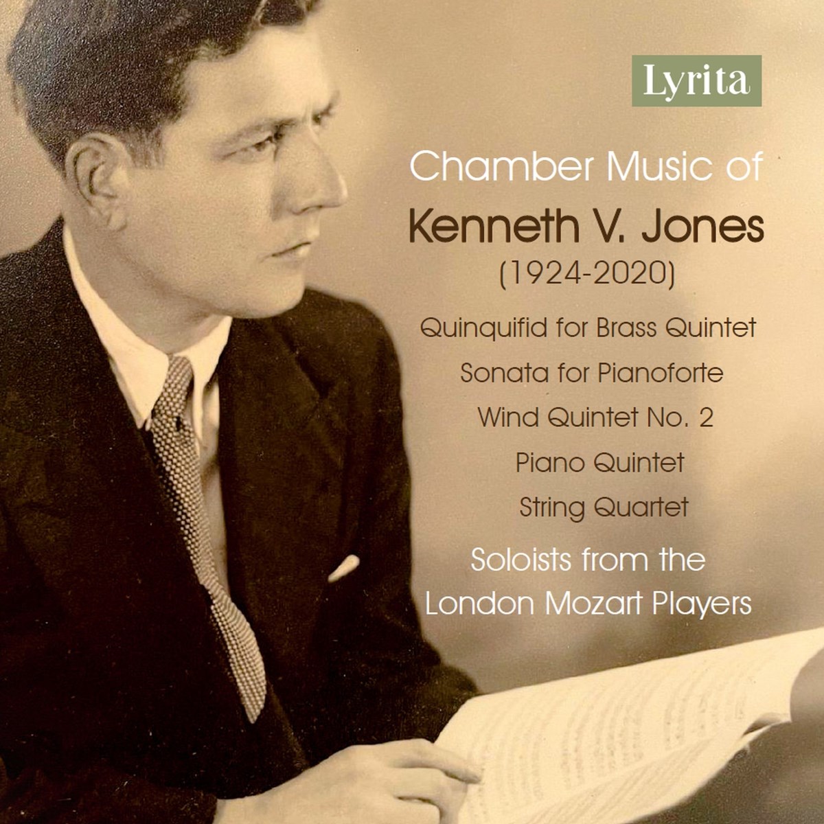 Afbeelding van Viv McClean, London Mozart Players - Chamber Music Of Kenneth V. Jones