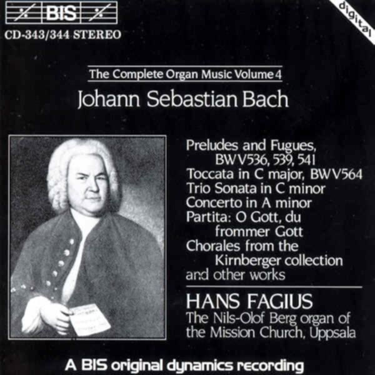 Afbeelding van Hans Fagius - J.S. Bach: The Complete Organ Music Vol 4