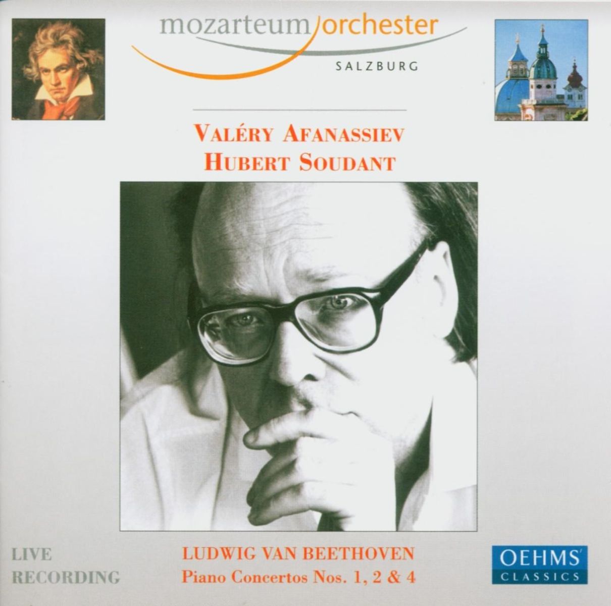 Afbeelding van Valéry Afanassiev & Mozarteum Orchester Salzburg - Beethoven: Piano Concertos 1, 2 & 4