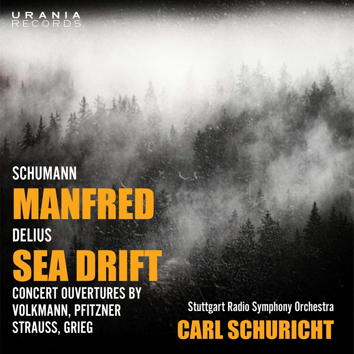Afbeelding van Stuttgart Radio Symphony Orchestra & Carl Schuricht - Schumann: Manfred / Delius: Sea Drift