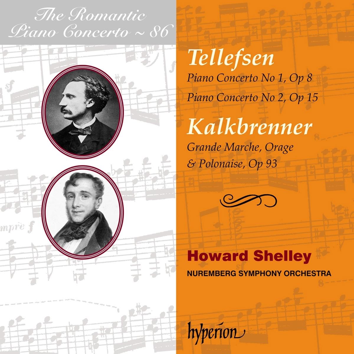 Afbeelding van Nuremberg Symphony Orchestra, Howard Shelley - Tellefsen & Kalkbrenner Piano Concert