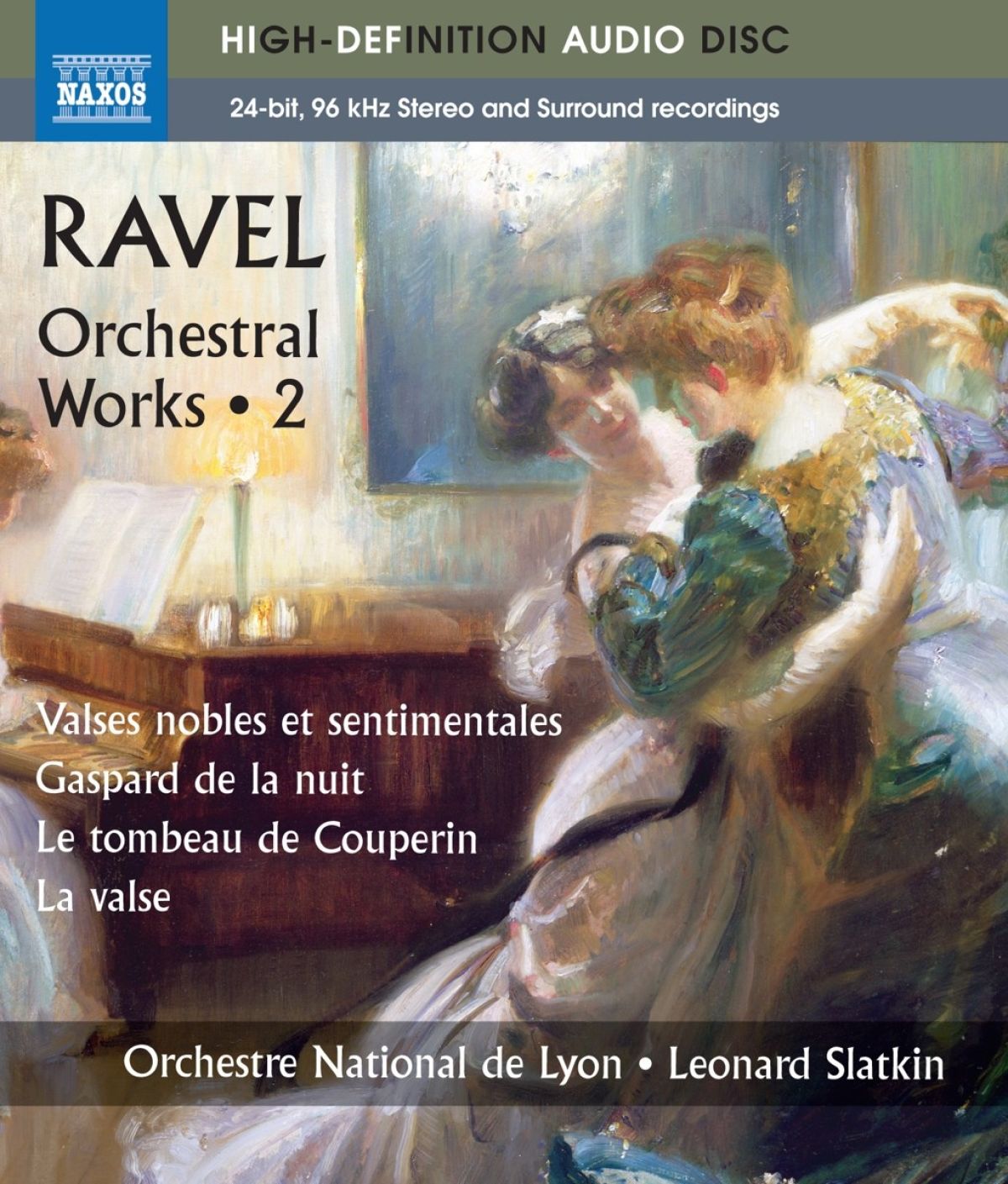Afbeelding van Orchestre National De Lyon, Leonard Slatkin - Ravel: Orchestral Works Volume 2
