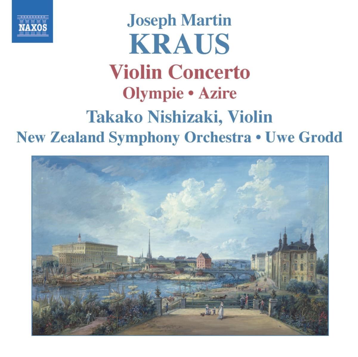 Afbeelding van Takako Nishizaki, New Zealand Symphony Orchestra, Uwe Grodd - Kraus: Violin Concerto
