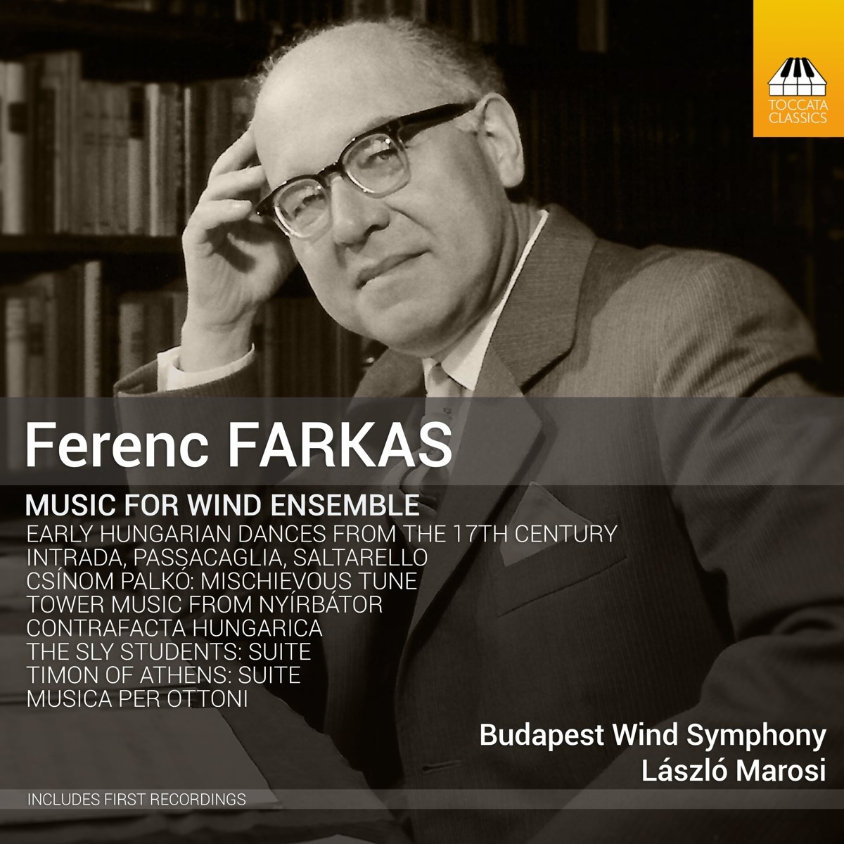 Afbeelding van Budapest Wind Symphony, László Marosi - Ferenc: Music For Wind Ensemble