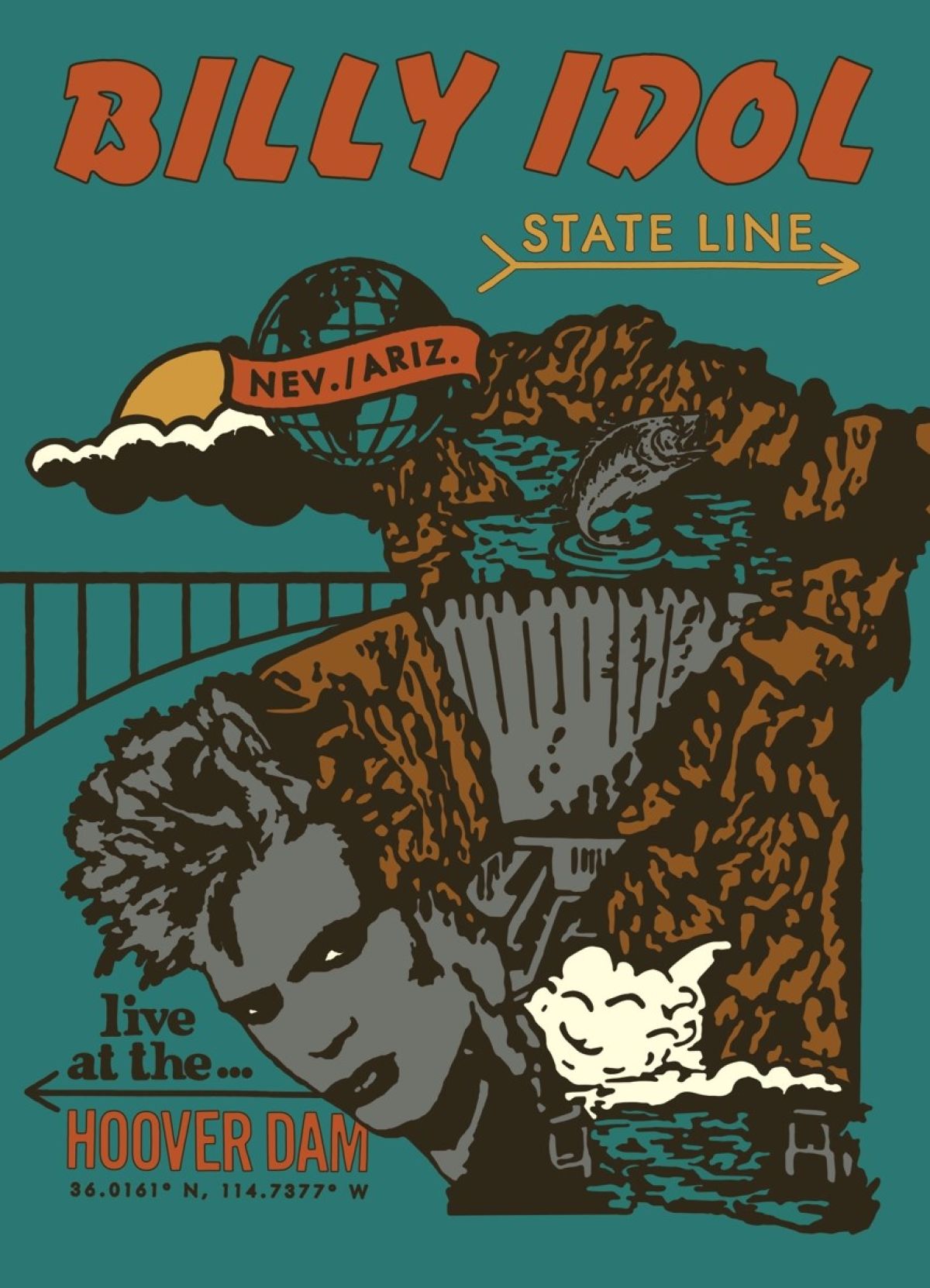 Afbeelding van Billy Idol - State Line: Live At The Hoover Dam