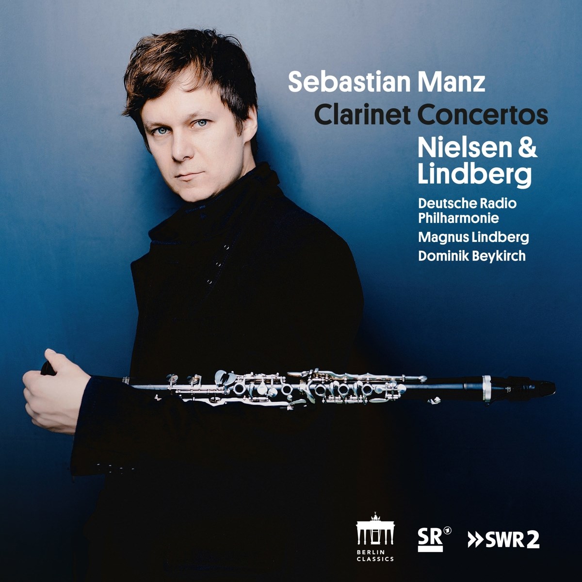 Afbeelding van Sebastian Manz, Deutsche Radio Philharmonie Saarbrücken Kaiserslautern, Dominik Beykirch - Nielsen & Lindberg: Clarinet Concertos