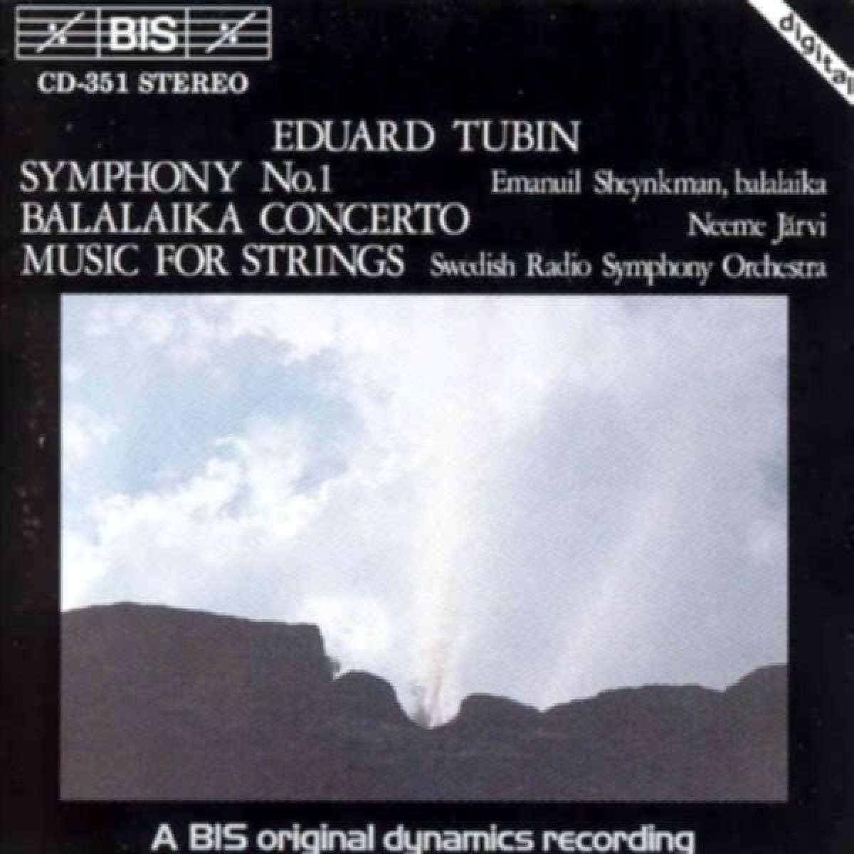 Afbeelding van Amanuil Sheynkman, Swedish Radio Symphony Orchestra, Neeme Järvi - Tubin: Symphony No. 1 | Balalaika Concerto | Music for Strings