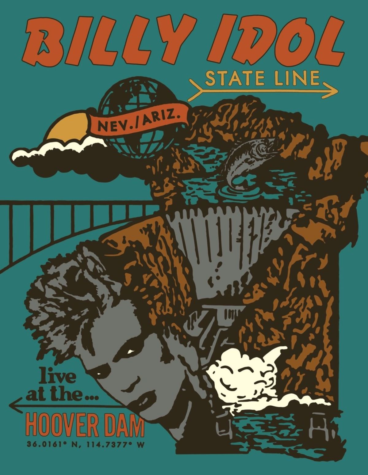 Afbeelding van Billy Idol - State Line: Live At The Hoover Dam