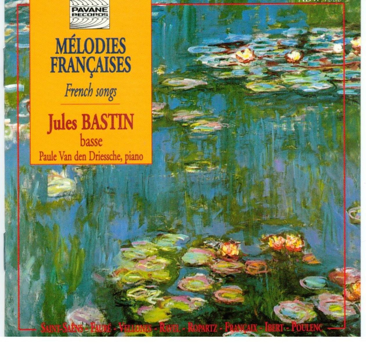 Afbeelding van Jules Bastin & Paul Van Den Driessche - French Songs