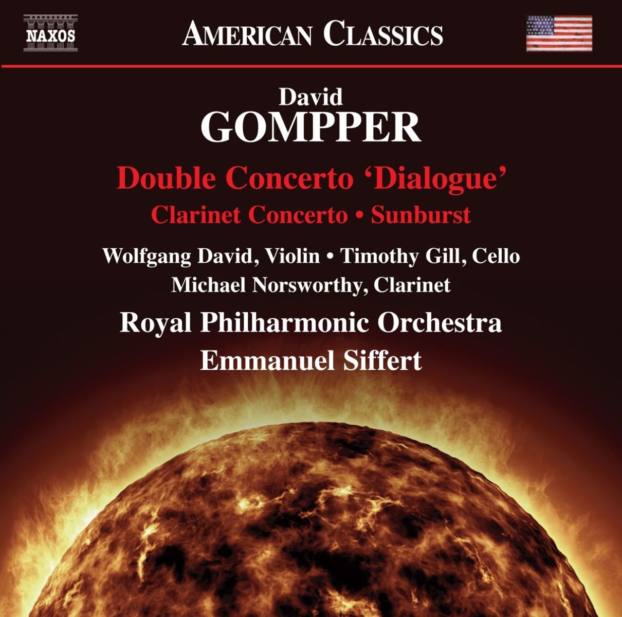 Afbeelding van Timothy Gill, Michael Norsworthy, Royal Philharmonis Orchestra, Emmanuel Siffert - Gompper: Double Concerto 'Dialogue' - Clarinet Concerto