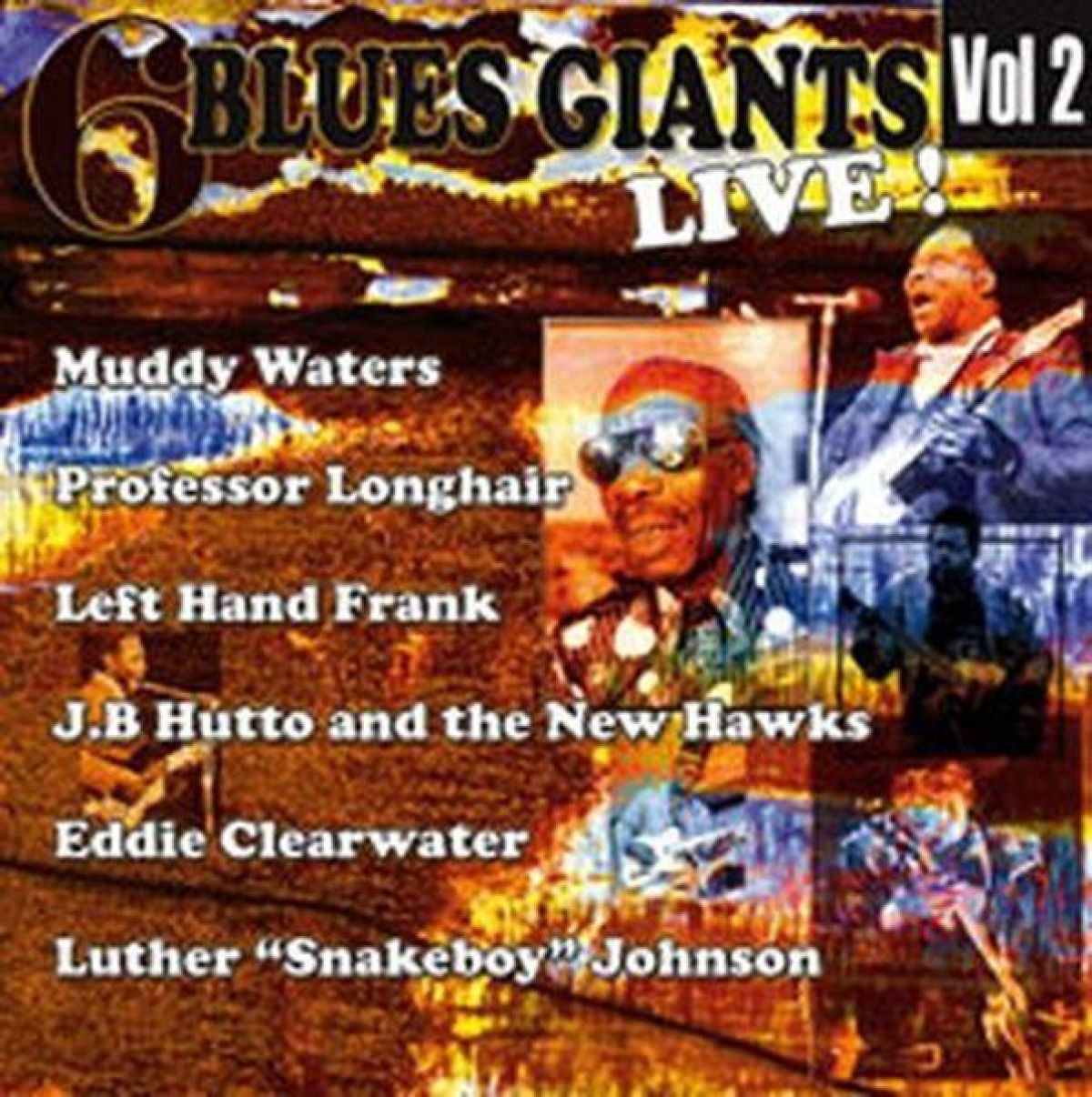 Afbeelding van Various Artists - 6 Blues Giants Live ! Vol.2