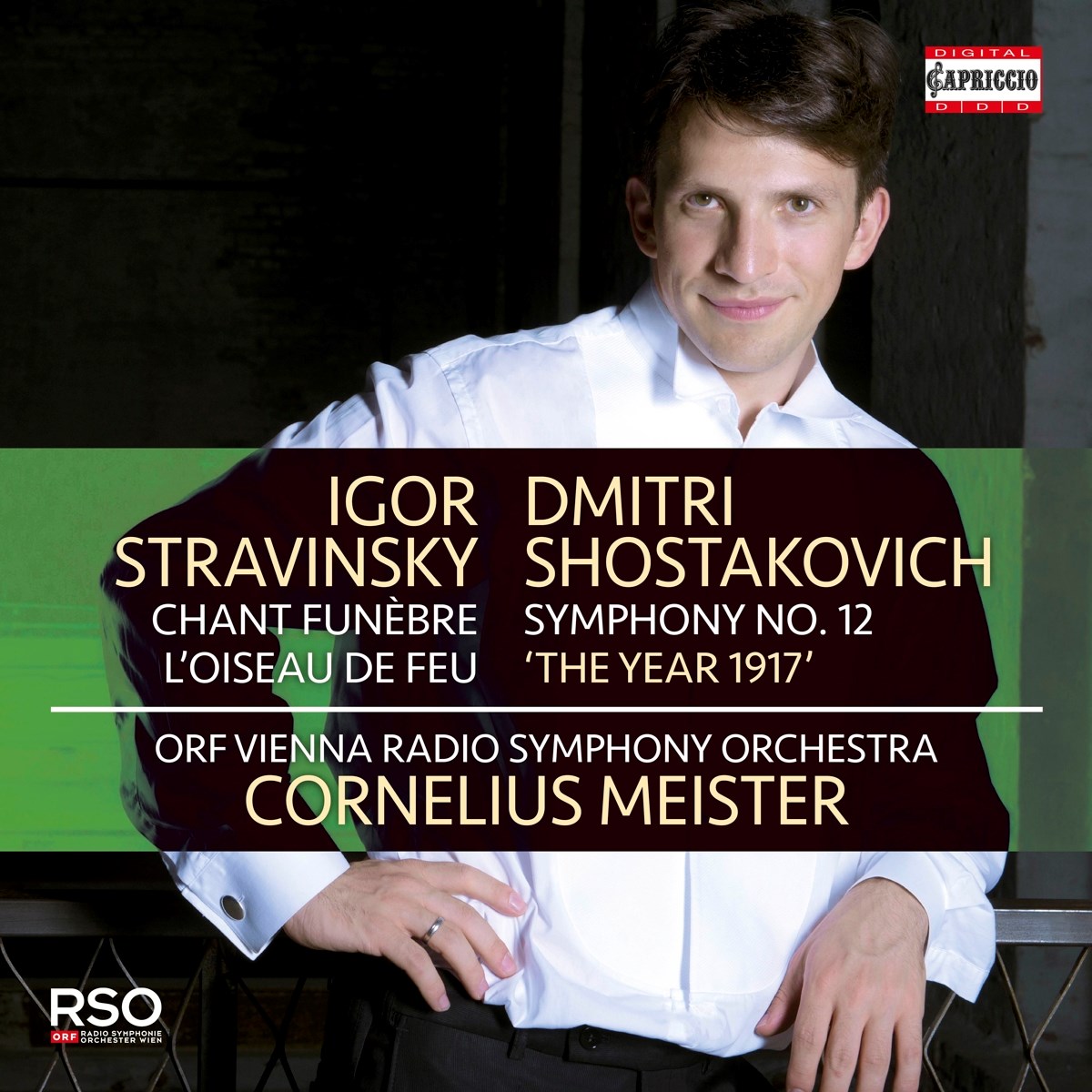 Afbeelding van ORF Radio-Symphonieorchester Wien, Cornelius Meister - Chant Funèbre | L'Oiseau de Feu | Symphony No. 12 'The Year 1917
