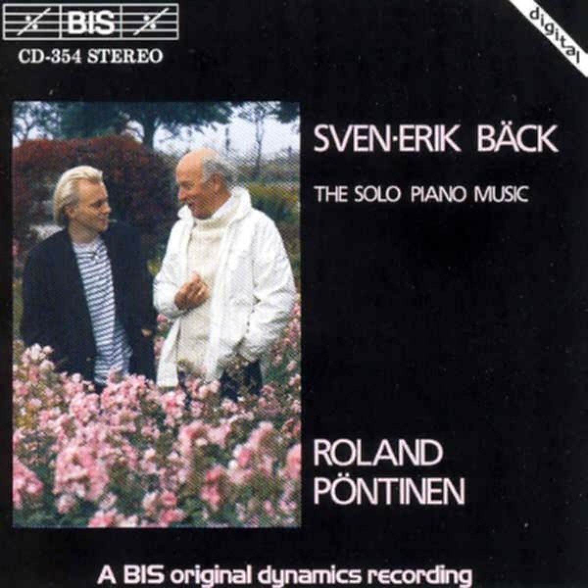 Roland Pöntinen - Bäck: The Solo Piano Music