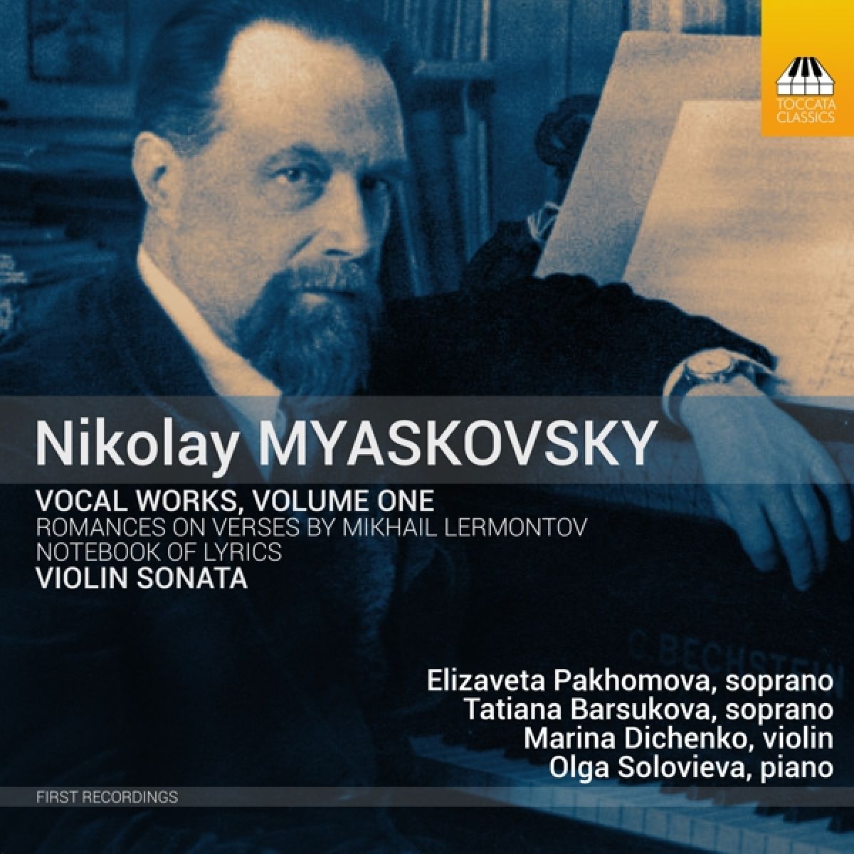 Afbeelding van Olga Solovieva - Romances On Verses By Mikhail Lermontov | Notebook Of Lyrics | Violin Sonata