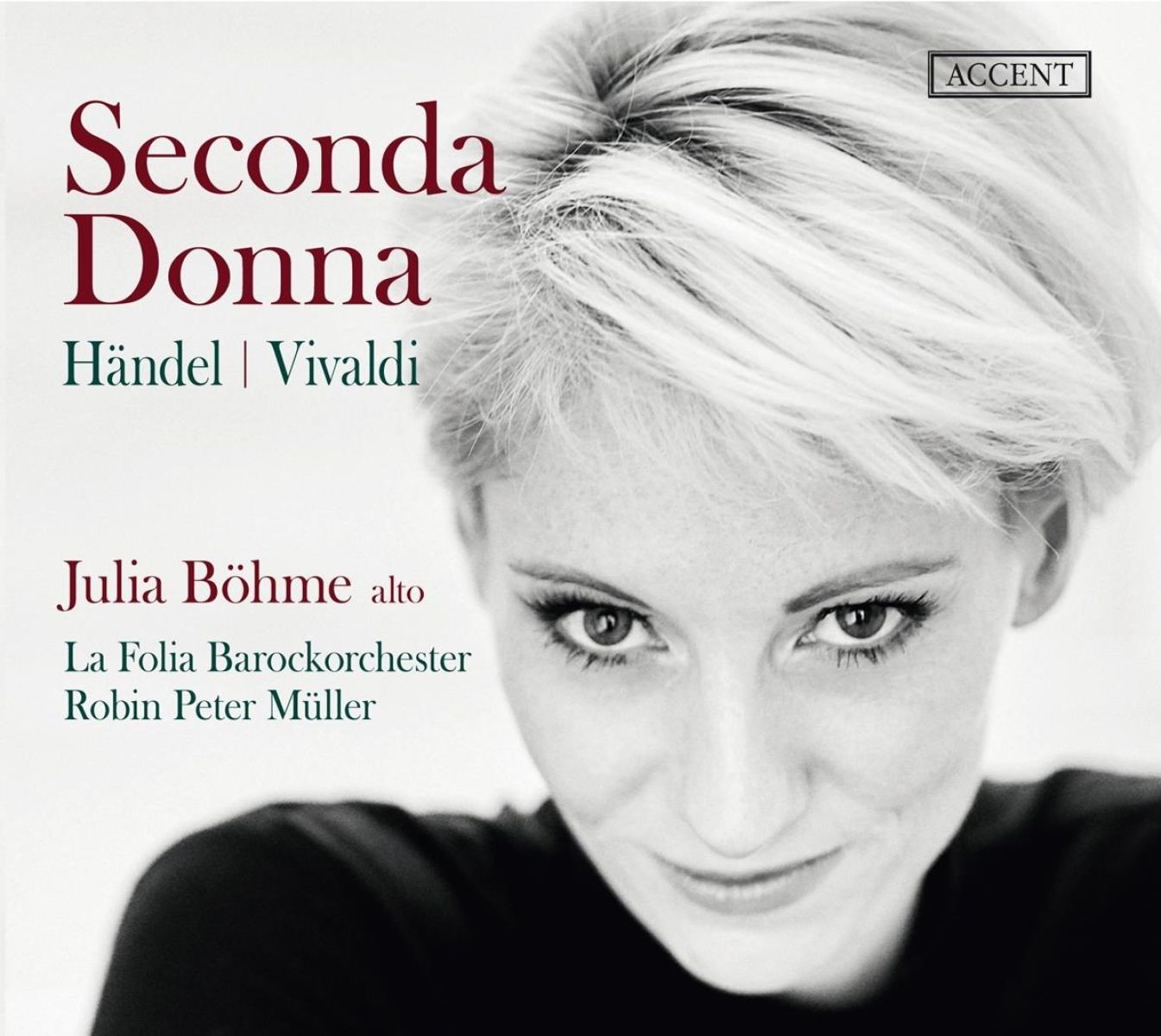 Afbeelding van Julia Böhme, La Folia Barockorchester, Robin Peter Müller - Händel | Vivaldi: Seconda Donna