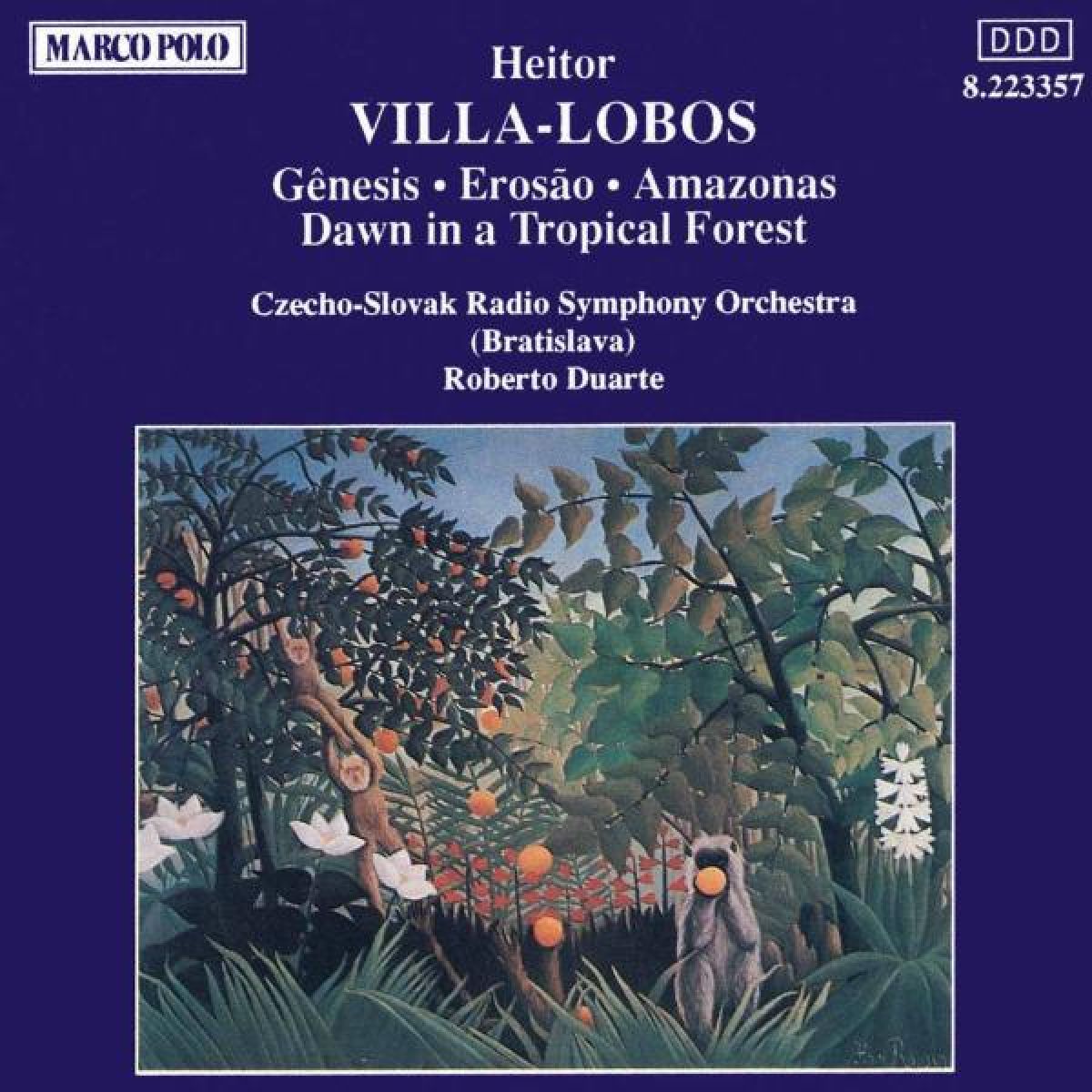 Afbeelding van Slovak Radio Symphony Orchestra, Roberto Duarte - Villa-Lobos: Amazonas